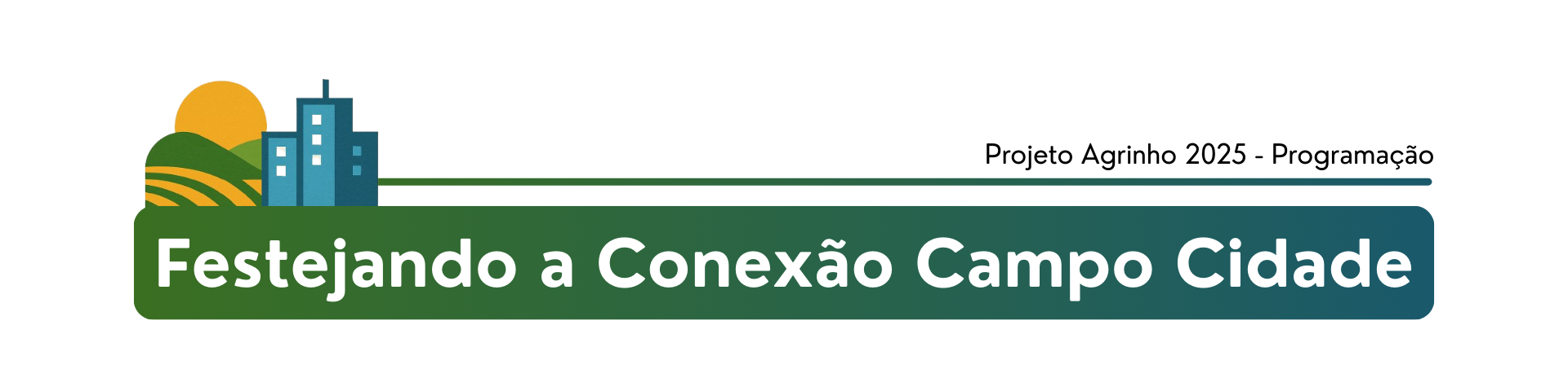 Logo Festejando a Conexão Campo Cidade